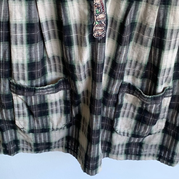 Free People Plaid Popover Tunic - Picture 4 of 8